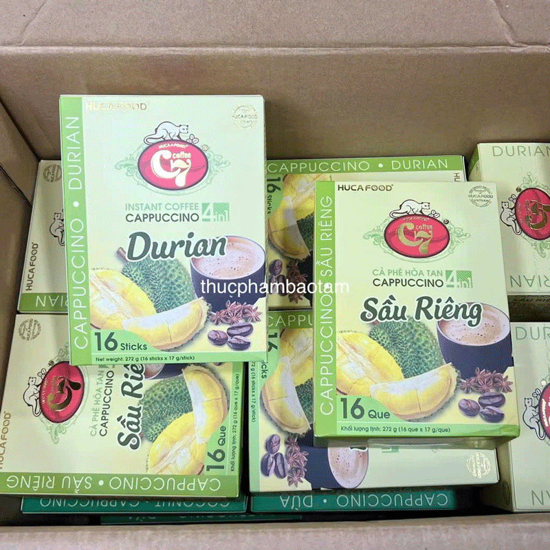 cà phê sầu riêng