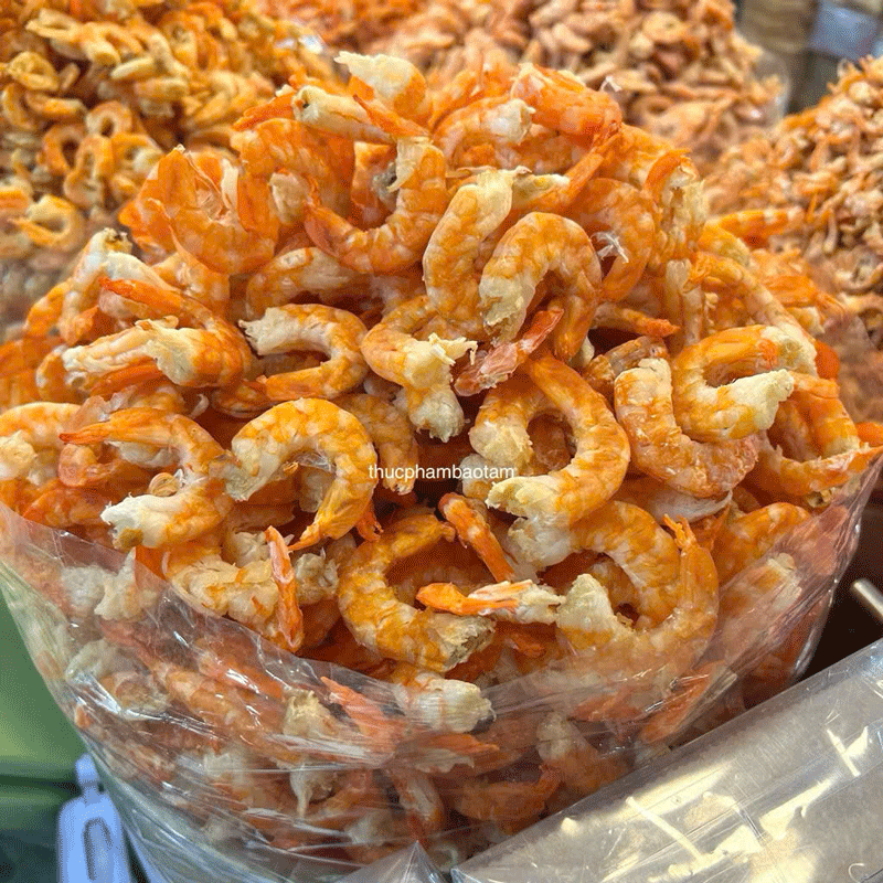 tôm đất khô size 250 con/kg