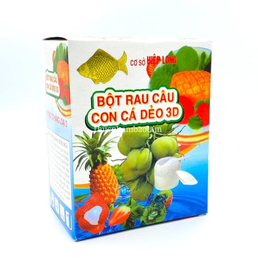 bột rau câu con cá dẻo 3d