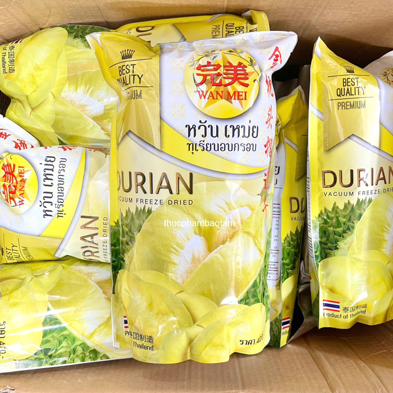 sầu riêng sấy thái lan